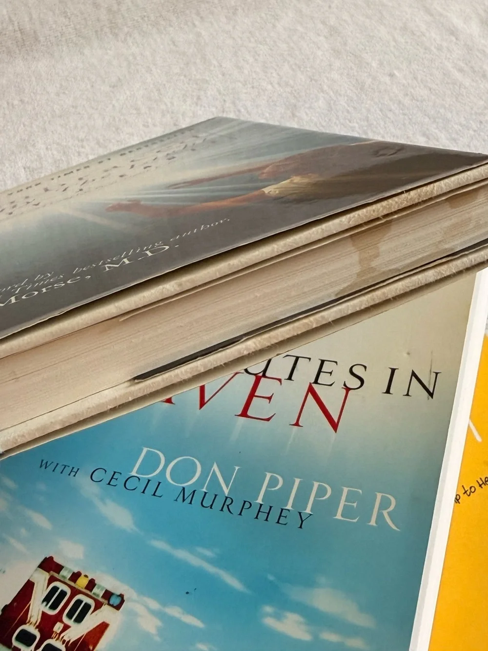 Lot 3 NDE Books - Heaven Is For Real Embraced By The Light 90 Minutes In Heaven